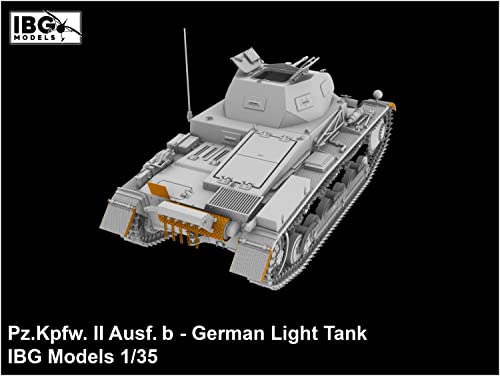 IBG 1/35 Scale German Panzer II Ausf. B Turret with Interior Plastic Model Kit PB35079