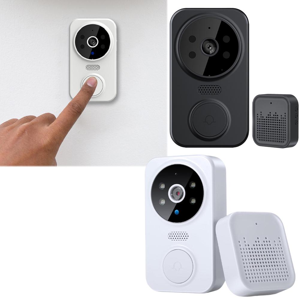 WiFi Smart Visual Doorbell Night Vision Intelligent Doorbell APP Remote Monitoring Front Door Camera Indoor Outdoor Surveillance