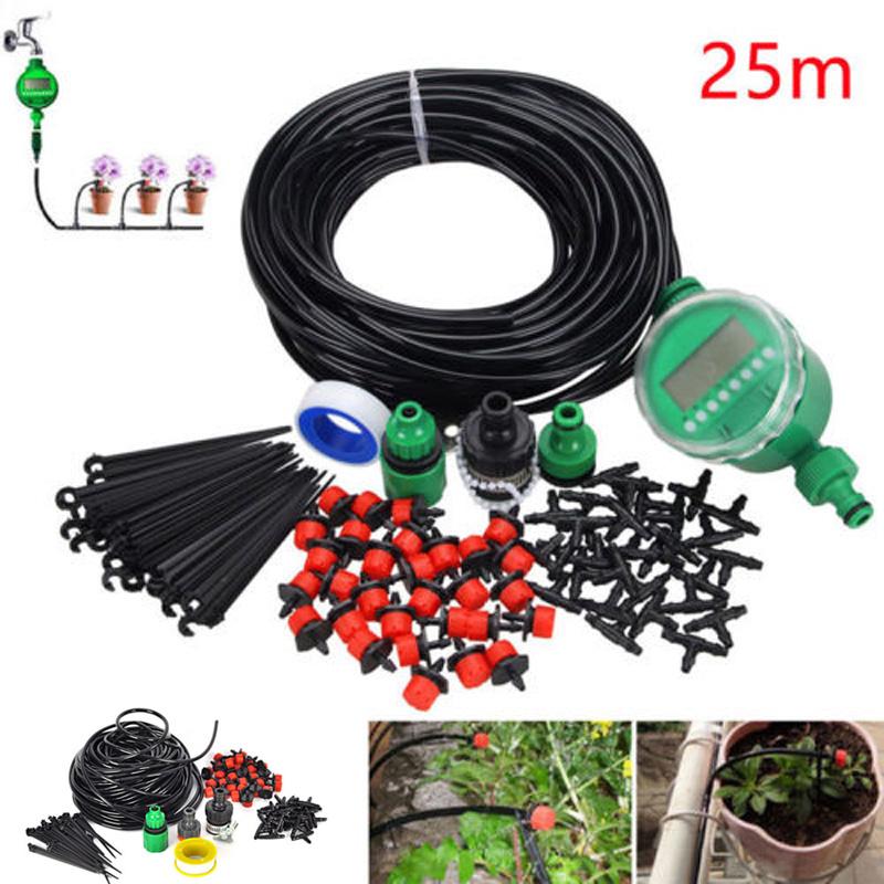 15~25m DIY/Auto Micro Drip Irrigation kit Garden Greenhouse Self Watering Hose 15~25m DIY/Auto Micro Drip Irrigation kit Garden Greenhouse Self Watering Hose