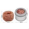 Soldering Brass Sponge Tip Cleaner, Cleaning Wire Ball And Base, No Water Required,