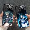 Zenless Zone Zero QingYi Phone Case for Samsung Galaxy S25 S24 S23 S22 S21 S20 Note20 Plus FE Ultra Glass Colorful Cover Luxury