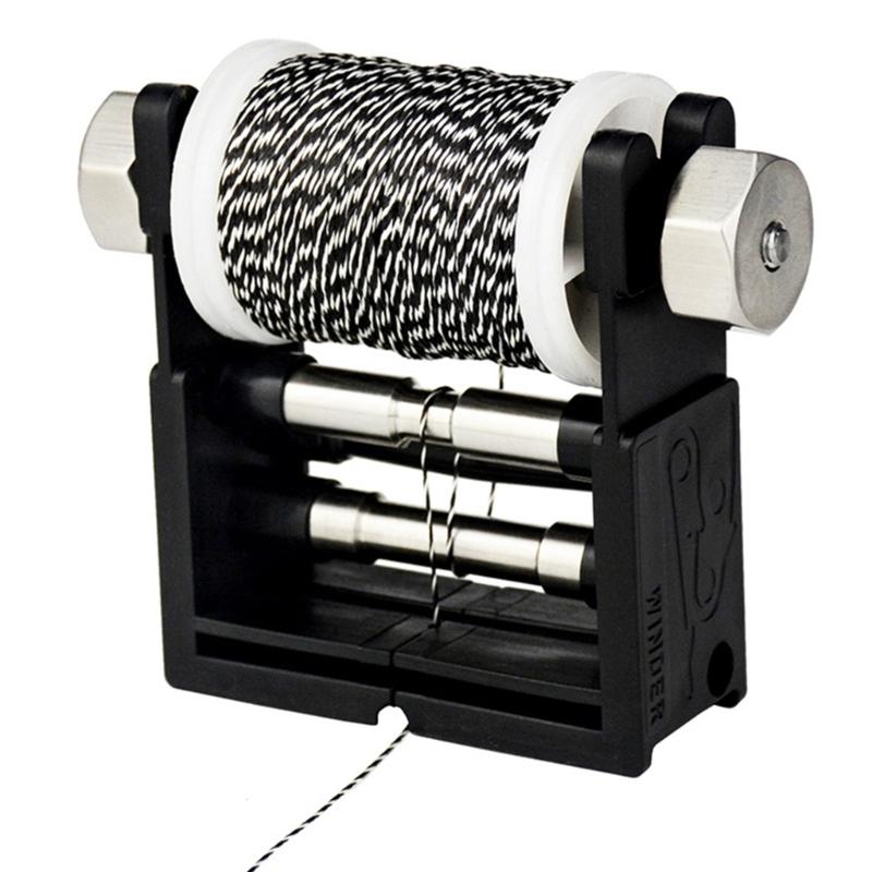 Adjustable Tension String Serving Jig Tool Aluminum String Winder for Compound and Recurve Bowstring Serving