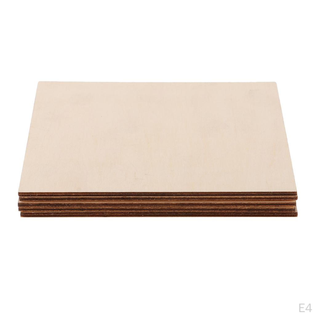 100mm/120mm/100x300mm Unfinished Blank Wood Slices Cutouts for , Painting, Writing,