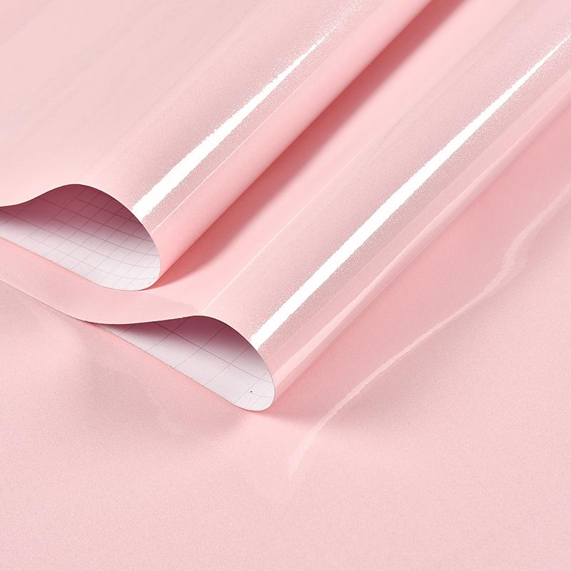 Kitchen Oil-proof Wallpapers Cabinet Desktop Wardrobe Renovation Wall Shiny Self-adhesive Furniture Decor Glossy Contact Films