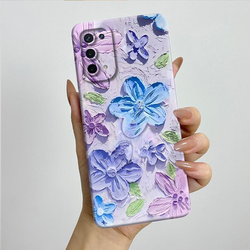 For OPPO A74 5G A54 5G Case A93 5G Capa Silicone Soft Phone Funda CPH2197 CPH2195 CPH2263 Painted Printed Protective Back Cover