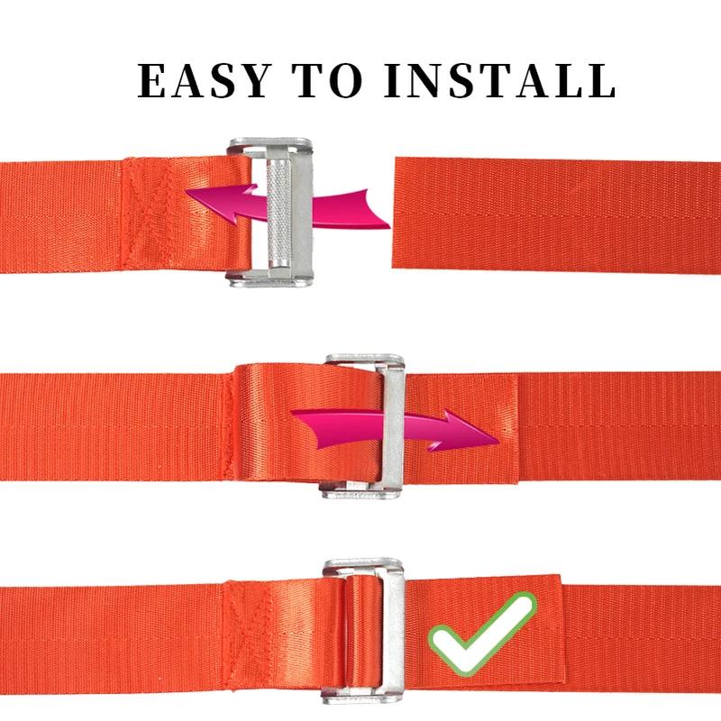 Adjustable Single-user Lifting Straps, Transport Belt for Heavy Bulky Items Home Office Use