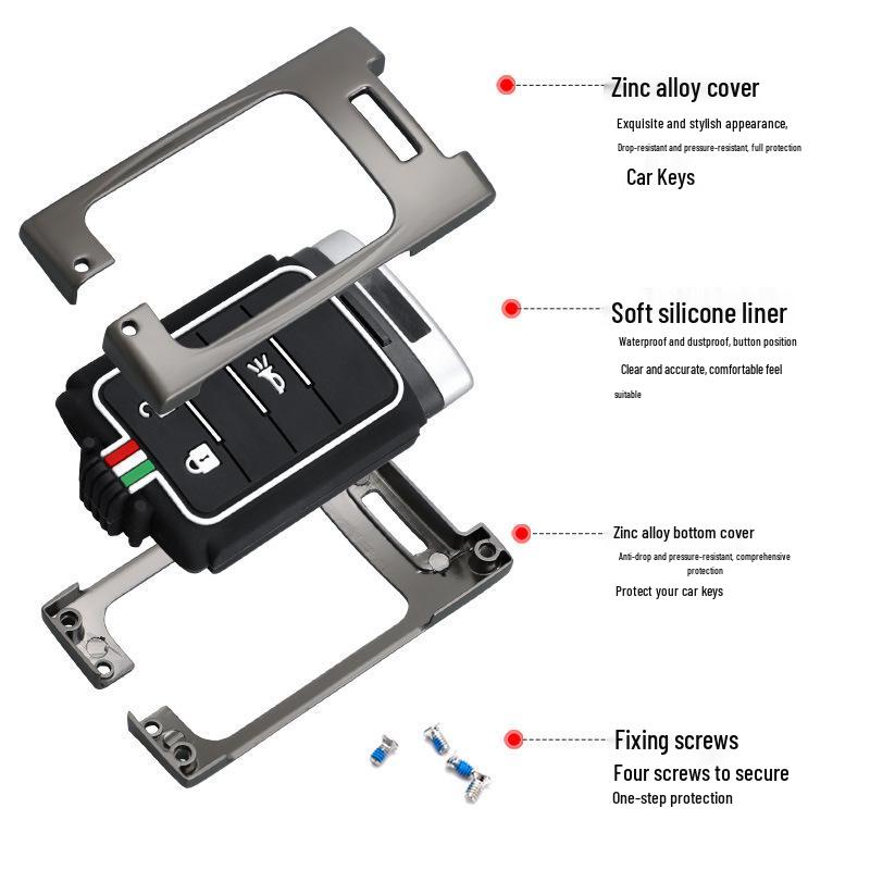 Compatible with 2015 and 2017 Chevrolet Captiva Key Cases and Remote Protective Covers (16mm).