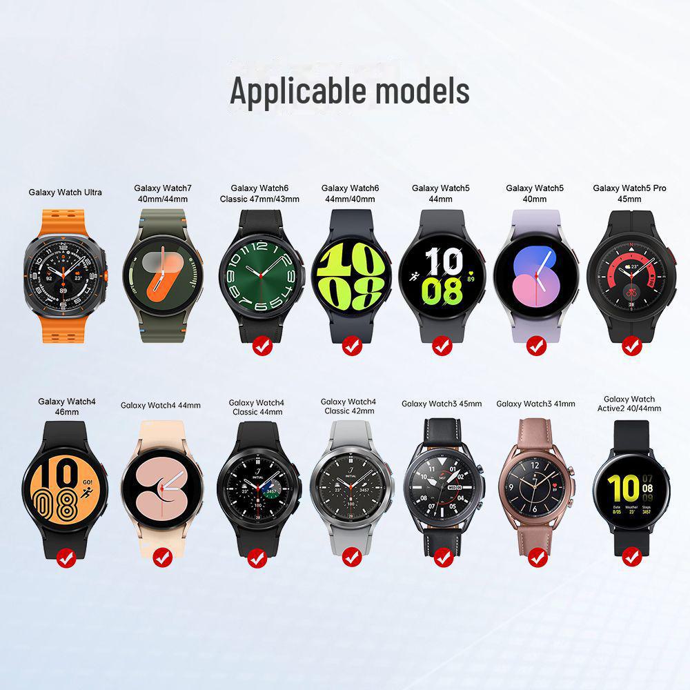 Portable USB Charger Stand for Samsung Galaxy Watch 7/6/5/4/Active2