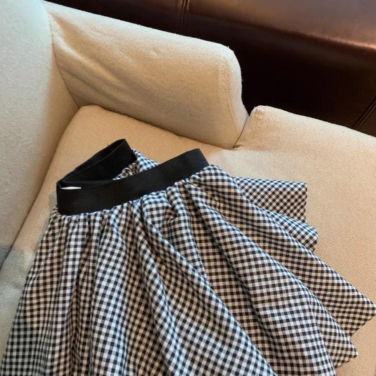 Petite A-line White Fluffy High Waist Mini Skirt Shorts for Women - Summer Anti-Exposure Design
