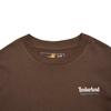 Timberland Logo Round Neck Breathable T-Shirt Men Tops Dark-Brown A69E3-BK0