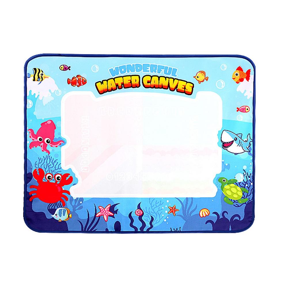 150X100cm  Water Canvas  Drawing Board Repeatedly Doodle Water Painting Carpet Reusable Drawing Mat Kids Toy Gift