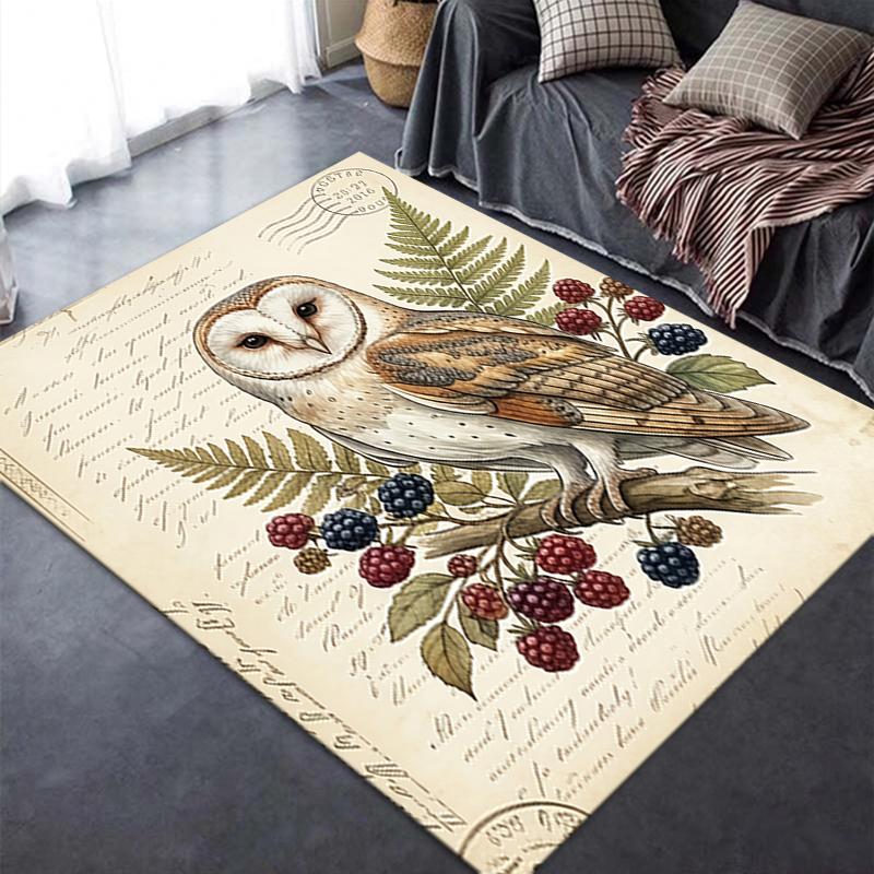 2025 New Retro Animals Carpet Rug for Living Room Bedroom Home Sofa Decoration,Kids play Non-slip Floor Mat