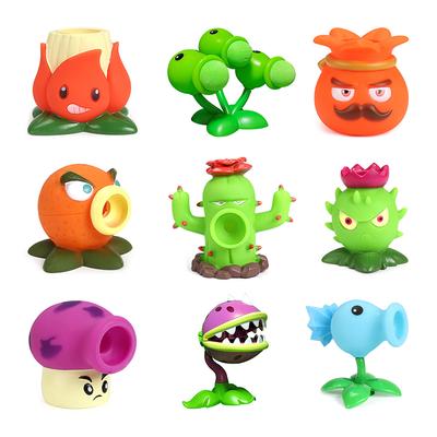 NUEVO Plants Vs. Juegos de Zombies Periféricos Juguetes de Goma Blanda Cactus Chomper LanzaGuisantes Nieve Guisante Hongo Humo Regalos Divertidos de Cumpleaños para Niños