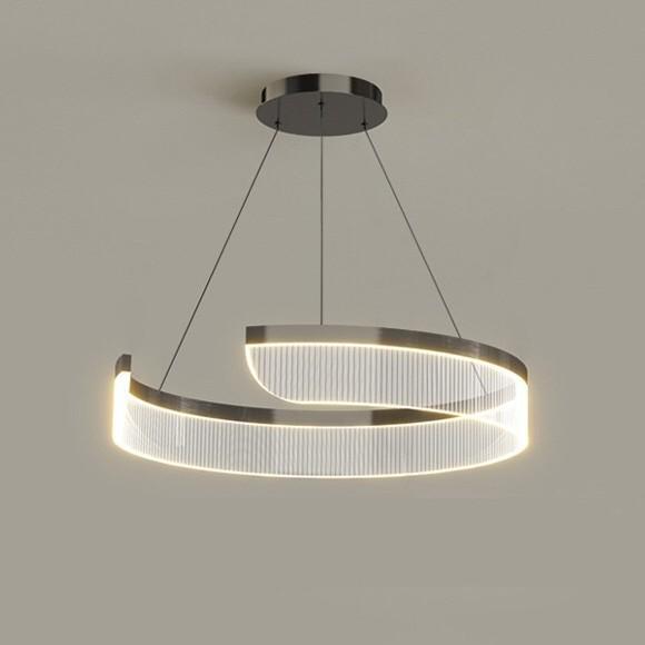 Modern Minimalist Italian Circular Chandelier - Luxury Living Room & Restaurant Lighting Fixture