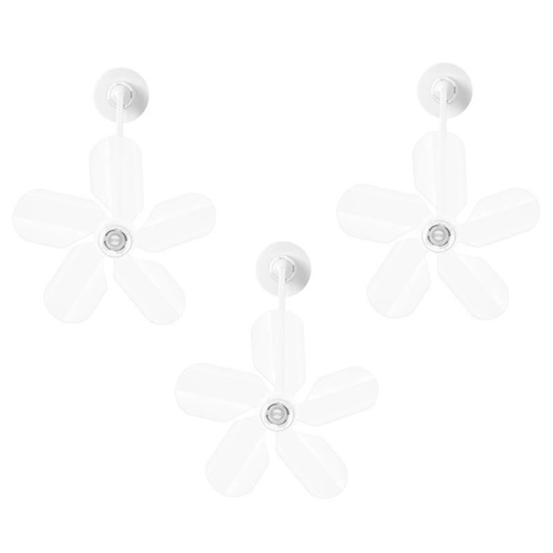 3PCS Adjustable Air Conditioning Windshield Baffle Airflows Guide Fan Suitable for Comfortable and Controlled Air Supply