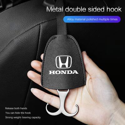 Car Metal Seat Hooks Hidden Seat Backrest Storage Bracket For Civic Accord Crosstour Spirior Odyssey Avancier UR-V Sienna