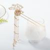 Women Tassel Hanfu Jewelry Chinese Pearl Bride Accessories Hair Stick Hair Comb Headdress Hairpin