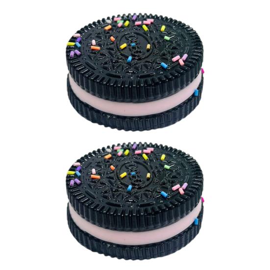 Biscuits Squeeze Toy Simulation Sandwich Biscuits Stress Relief Toy Ultra-Soft Fidget Toy for All Ages Stocking Stuffer Anxiety Management