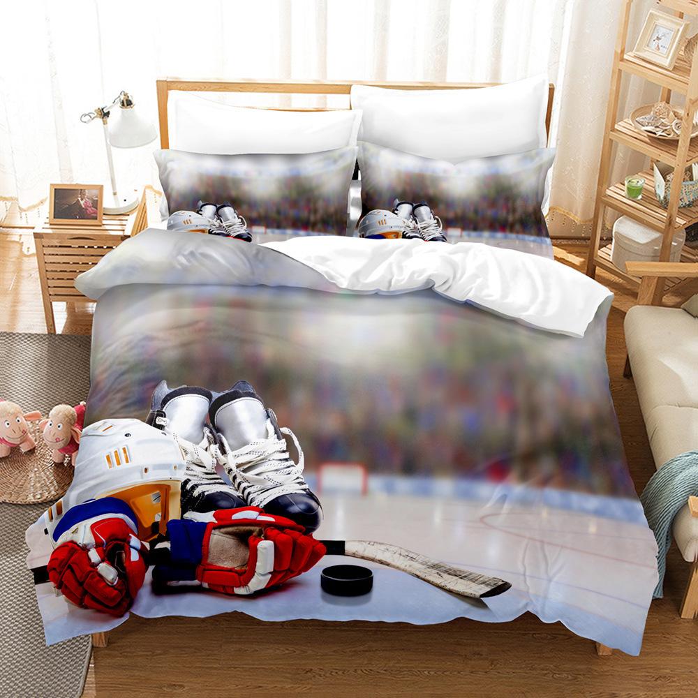 Fashion Technology Printing, 3D Digital Printing, Bedding, Duvet Covers, Pillowcases, Three-piece Sets