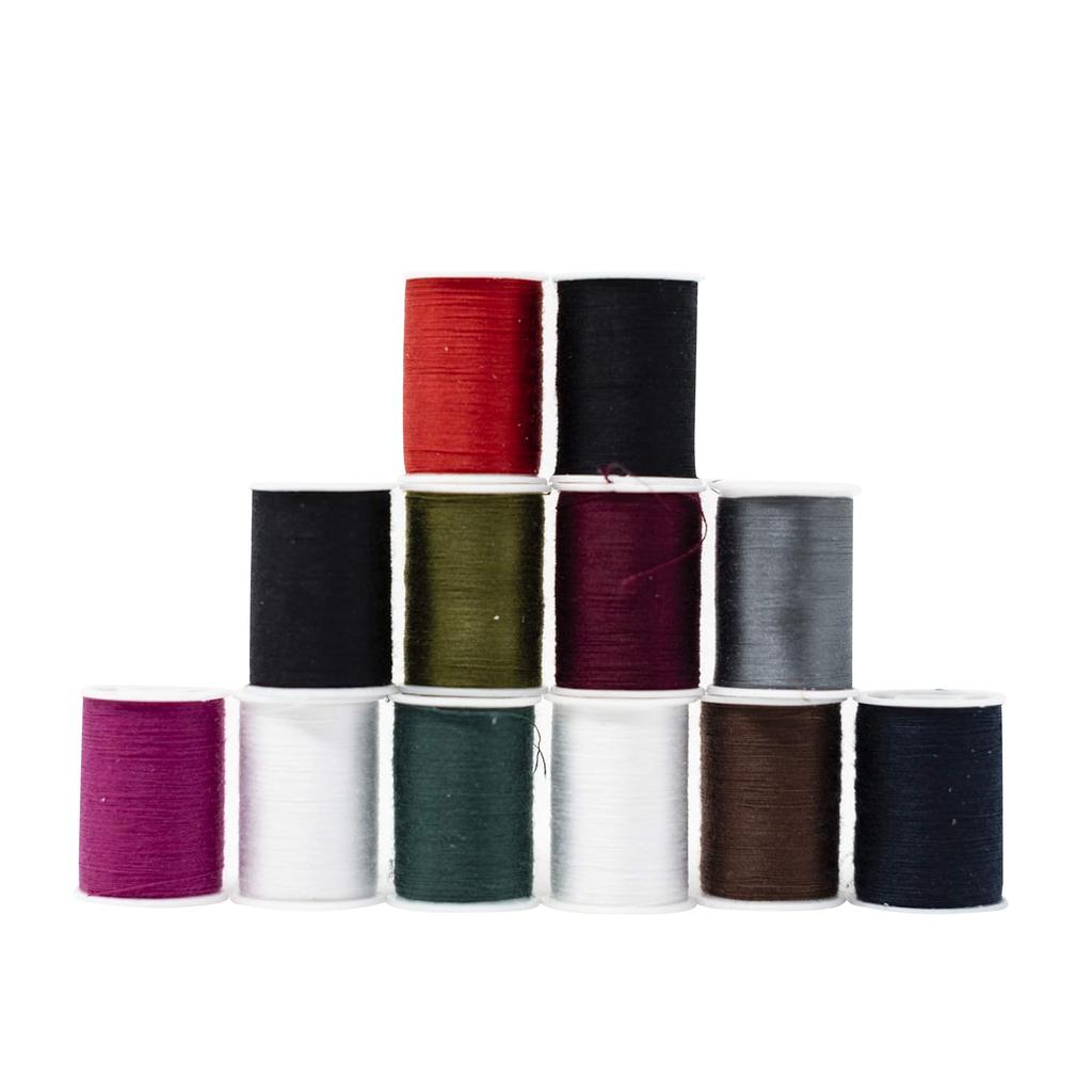 Korbond Polyester Mørk Miks Tråd Blisterpakning