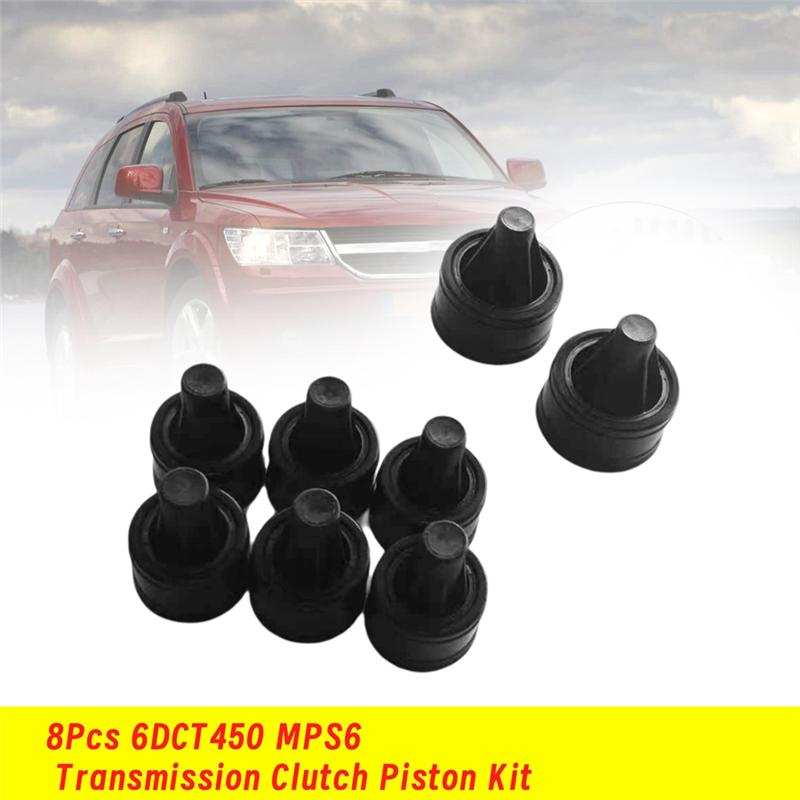 Precise 8Pcs 6DCT450 MPS6 Transmission Clutch Piston Kit For Volvo Ford Focus Mondeo Land Rover LR2 Gearbox Shift Piston Repair