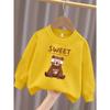 Kids Sweatshirt Cartoon Bear Pattern Is Full of Childlike Fun And Adds a Sense of Fashion