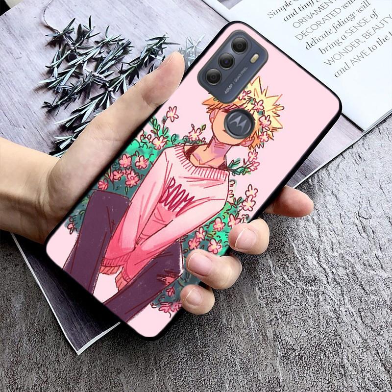 My Hero Academia Phone Case for Motorola Moto E32 E20 E40 G22 G52 G20 G30 G100 G60 G50 G10 GPure GStylus G9 One Action Macro