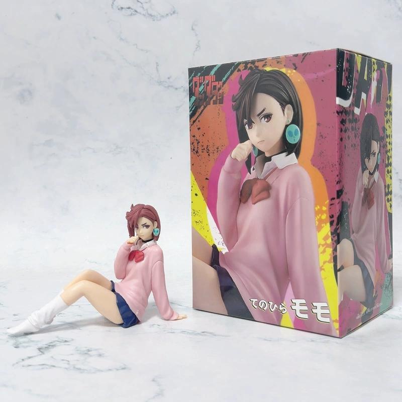 Hot 17Cm Anime Dandadan Ayase Momo Figures Doll Pvc Model Action Toys Desktops Small Ornament Children Birthday Gift