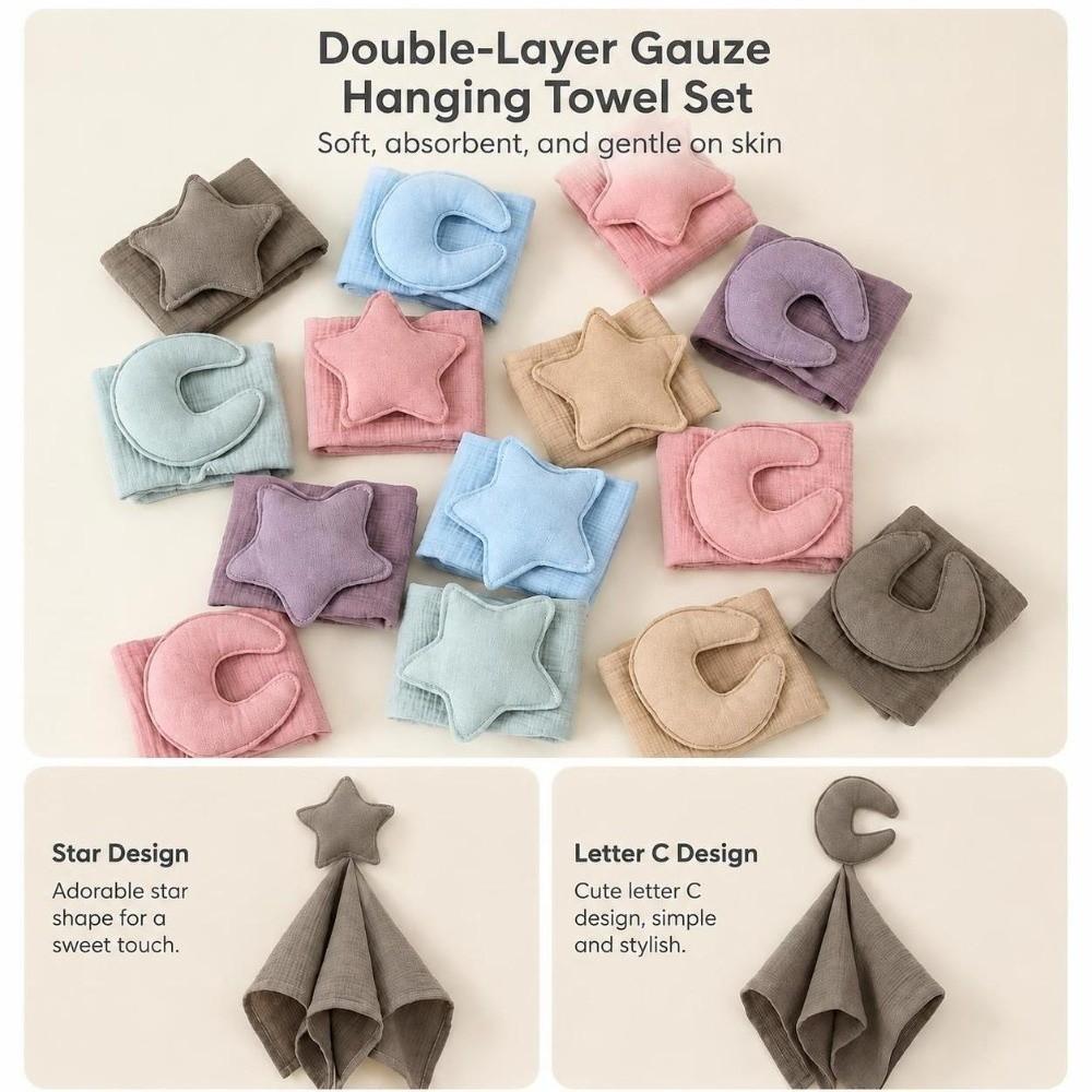 A Class Baby Comfort Blanket Star Moon Shape Baby Lovey Doll Teething Baby Comfort
