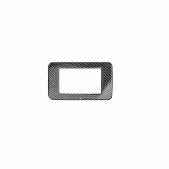 For Benz C-Class Carbon Fiber Car GPS Navigation Cover Frame Decor Trim 2015-18