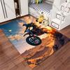 Desert adventure on motorcycle jumping carpet Yoga living room room decor children's crawling mat doormat area rug