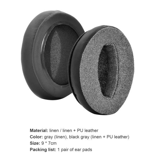 1 Pair Headset Sleeves Dust-proof Soft Elastic E-sports Headphone Cushions Replacement for Sennheiser HD4.40 HD4.50 BTNC