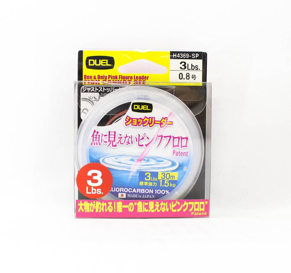 Yo Zuri Duel Pink Fish Cannot See Fluorocarbon 30m 3lb H4369-SP (8217)