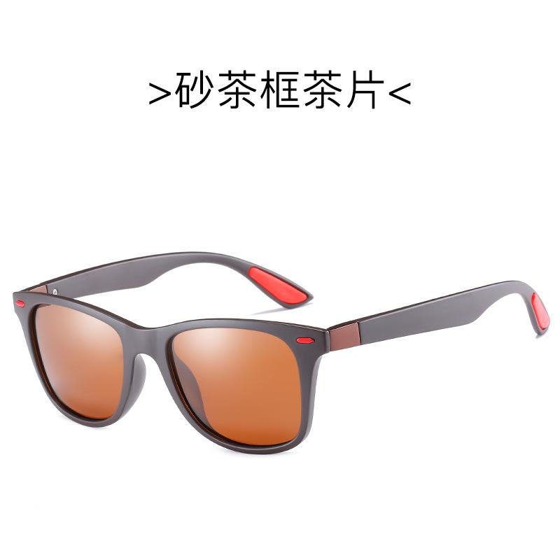 New men's and women's polarized sunglasses TR fashion colorful classic polarizing glasses direct sales