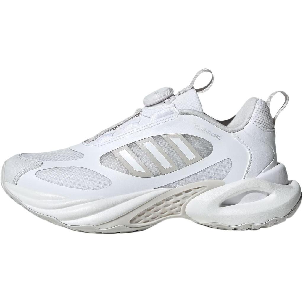 adidas Climacool Vento 4.0 Abrasion Resistant Low Top Kids' Running Shoes White/Crystal White/Light Gray JS4062