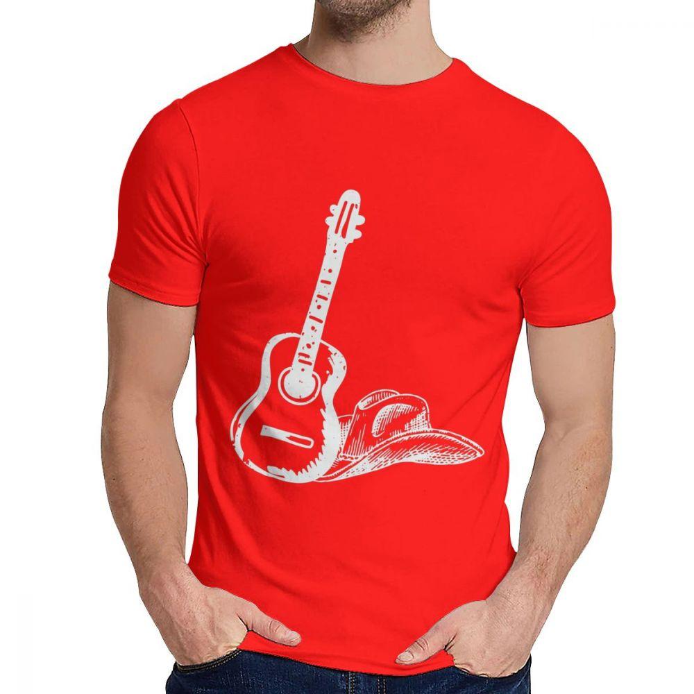 Picture Custom Country Music Shirt Gift Guitar Tee Unisex Stylish Great T Shirt Round Neck