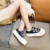 New Thick-soled Casual Shoes for Women Cute and Ugly Velcro Big-headed Shoes