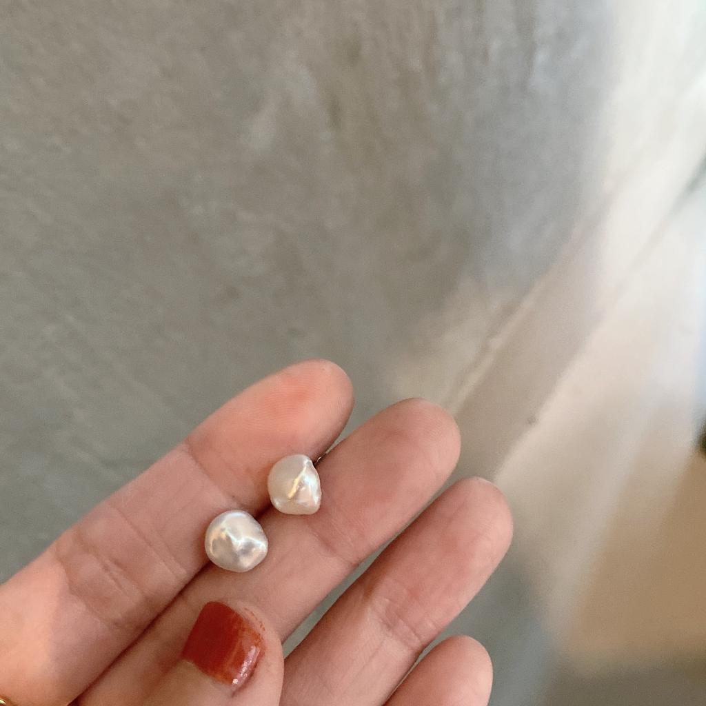 Cercei cu Perle Baroc Tamsui Cercei Simpli și cu Temperament Nu Trebuie Scoși la Dormit