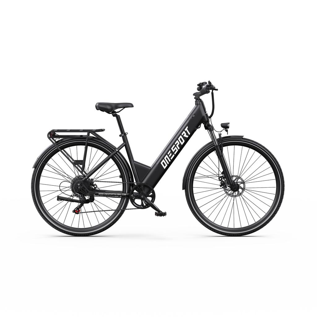 ONESPORT OT12 36V 250W Electric Bike for Adults, 700C City E-Bike, 40-65km Range, Shimano 7-Speed