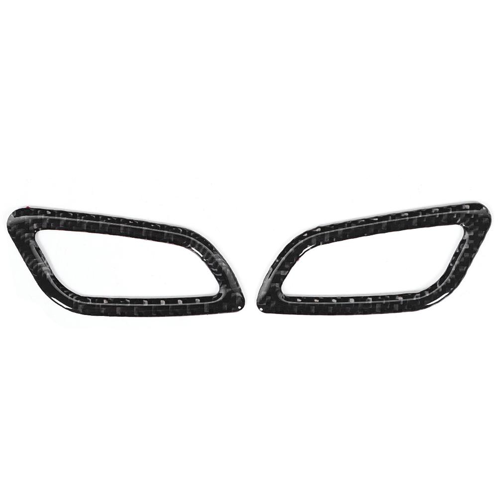 2pcs Soft Carbon Fiber Dashboard Air Vent Outlet Cover Trim Fits for Buick Regal 2017 2020