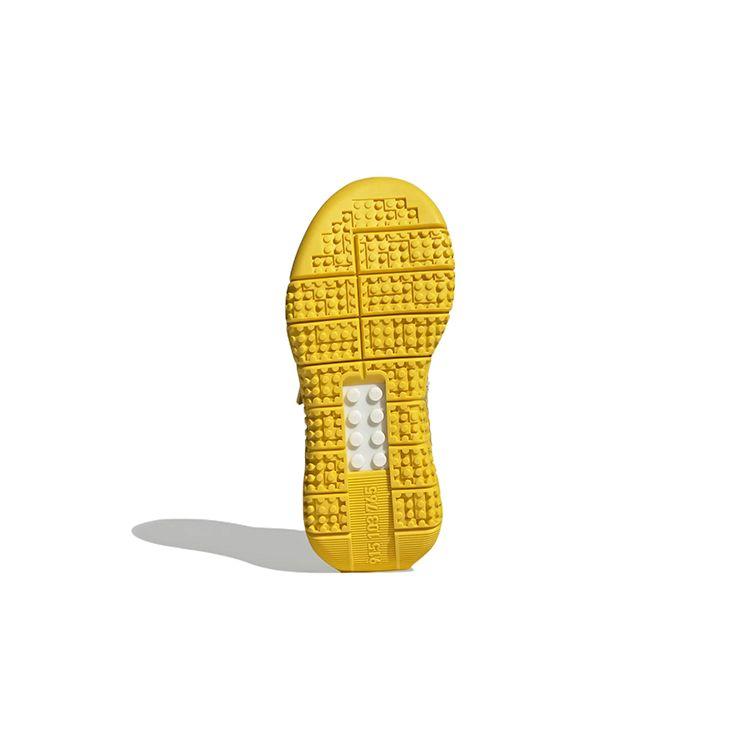 Adidas Lego X  Sport Pro K Comfortable Durable Low-Top Kids Running Shoes Kids Sneaker White Brown Yellow GW3978