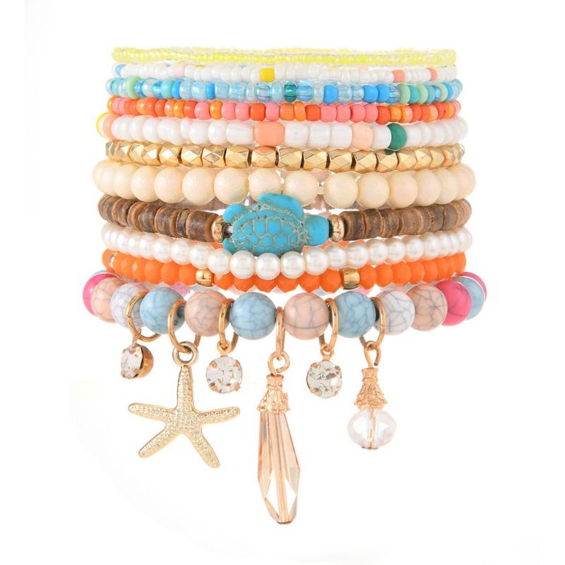 Support - Hot Sale Zinc Alloy Accessories 6-piece Set Bracelet Bracelet 11