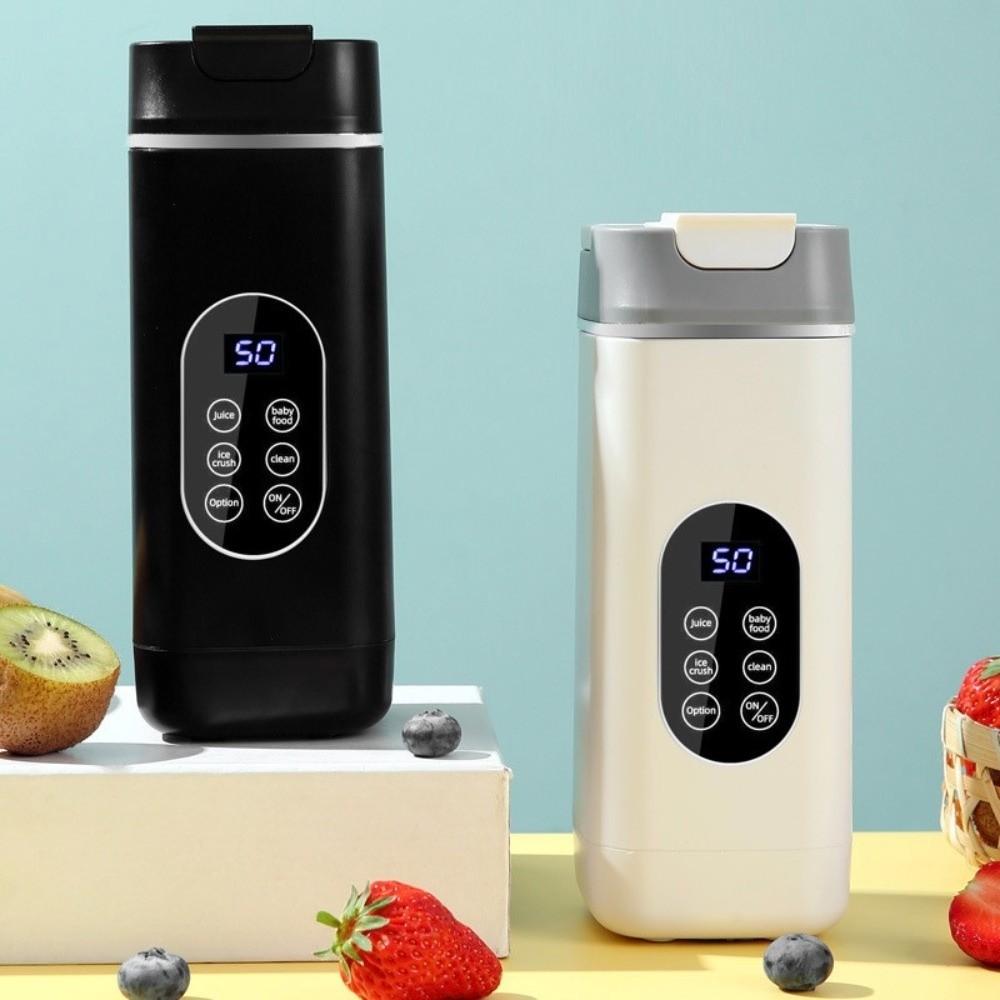 USB Rechargeable Smoothie Blender Electric Display Ice Crusher Electric Juicer  Outdoor Use