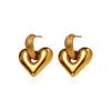 Europe United States Hot New Luxury High-End Stainless Steel Geometric Shape Earrings Multi-Style Fashion Hoop Earings