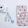 Cute Star Bead Tassels Pendant Phone Straps Lanyard Pocket Keychain Strap Backpack Charm Car Keys Decoration Chain