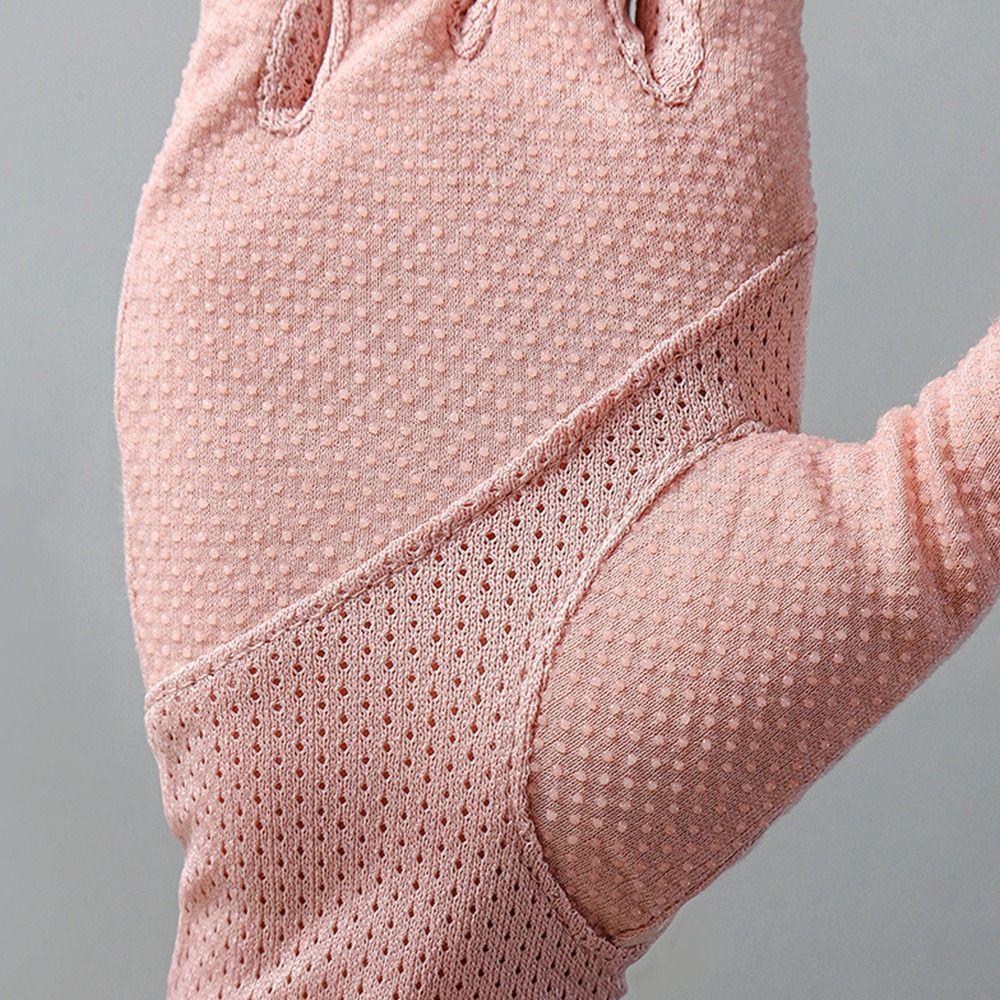 UV Protection Sunscreen Gloves Summer Anti-UV Mittens Fashion Sun Protection Gloves  Women Girls