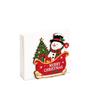 Christmas Wooden Napkin Holder, Tabletop Tissue Storage Box, Decorative for Dining Table, Party, Kitchen, Coffee Corner