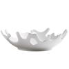 Creative White Irregular Ceramic Plates – Coral Shape Salad, Dessert & Dinner Porcelain Dish Set for Home Kitchen