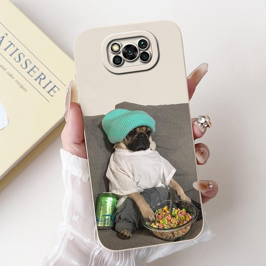 For Xiaomi Poco X3 NFC Case PocoX3 Pro Cute Funny Cartoon Cover Soft Silicone Case For Xiaomi Poco X3 Pro PocoX3 NFC Shell Coque