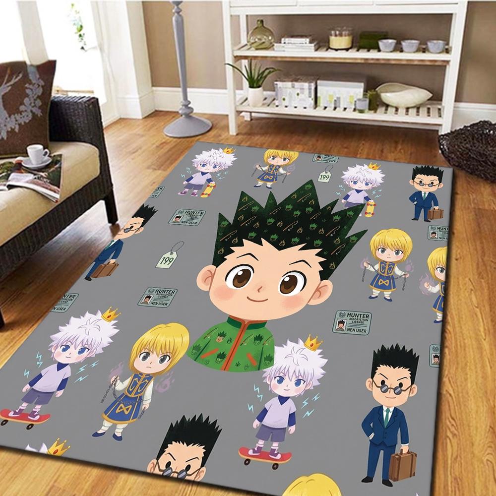 Hunter x Hunter Living Room Carpet, Bedroom Rug, Home Decor Cool Movie Mat Play Floor Mat -HE27 60x90cm
